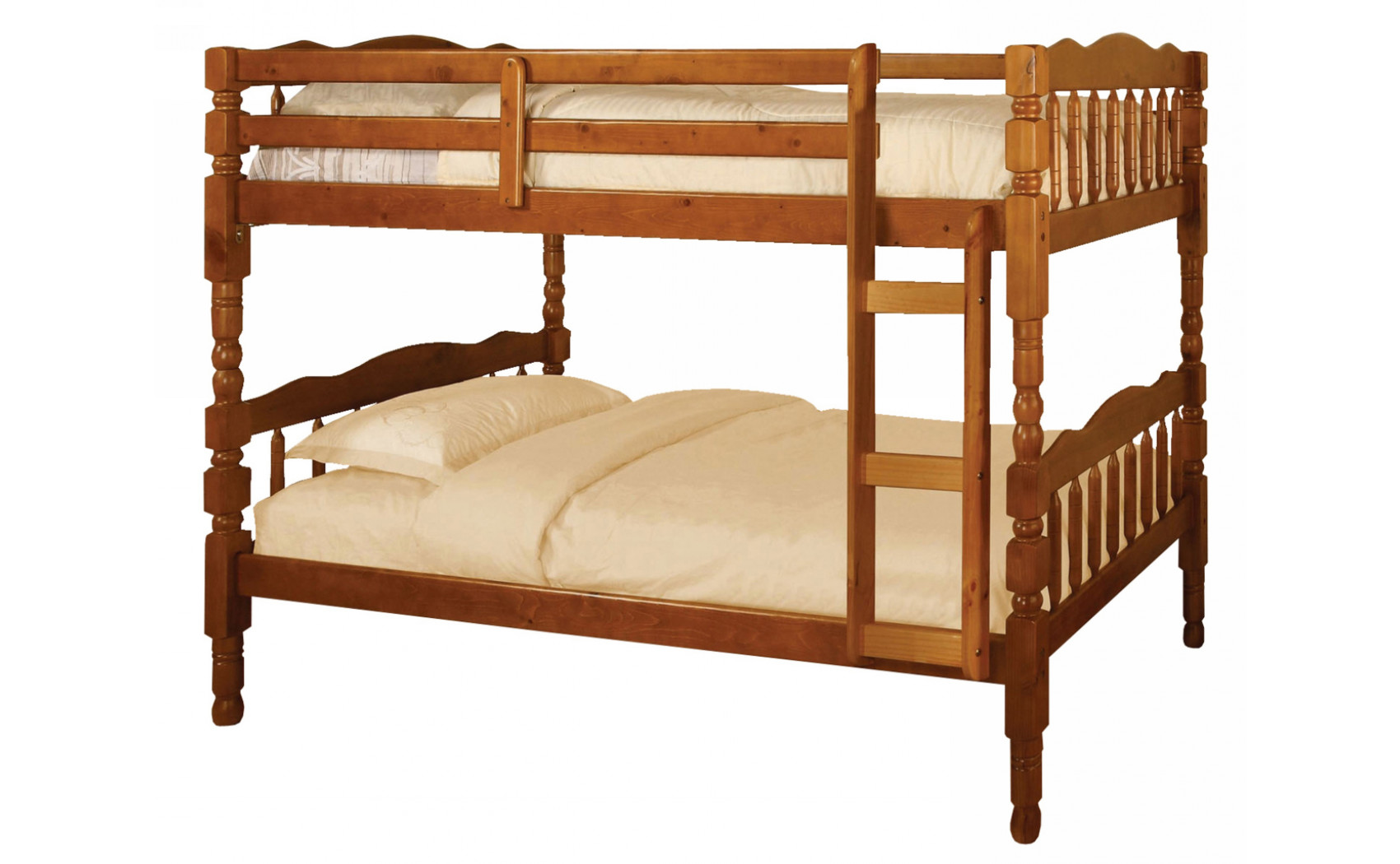 Hilmin Cottage Solid Wood Bunk Bed Oak