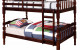 Hilmin Cottage Solid Wood Bunk Bed Walnut