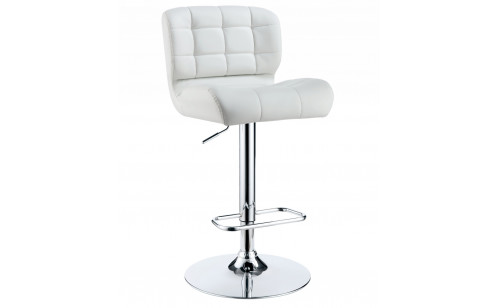 Hovey Swivel Bar Stool White Hovey Swivel Bar Stool White