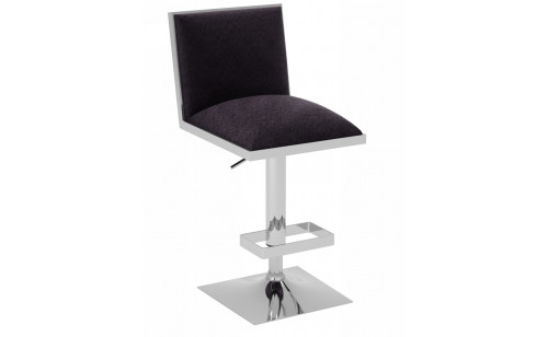 Mango Swivel Bar Stool in Black Mango Swivel Bar Stool in Black