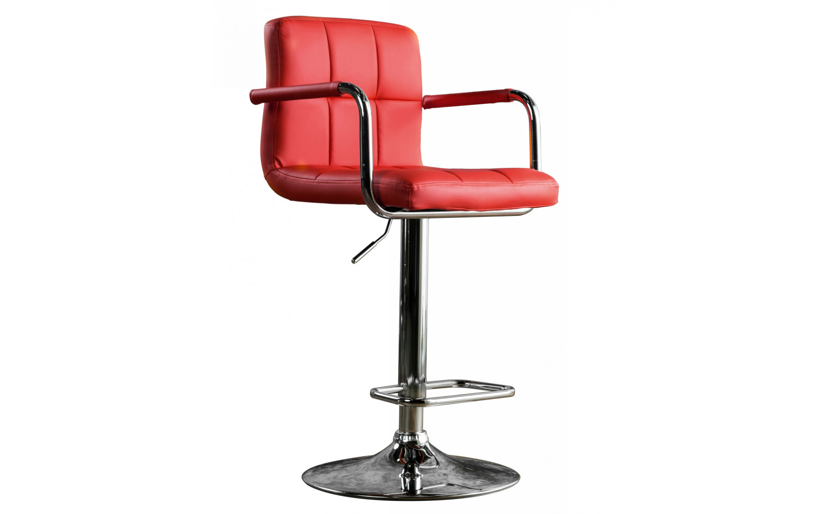 Witmer Adjustable Bar Stool Red