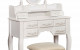 Cambriah Vanity Set in White