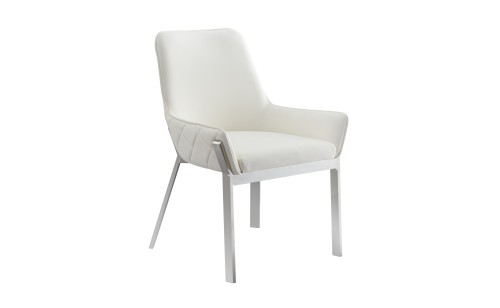 Miami 6 Dining Chair in White