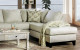 Bloutop Sectional Ivory Furniture of America