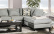Bloutop Sectional Gray Furniture of America