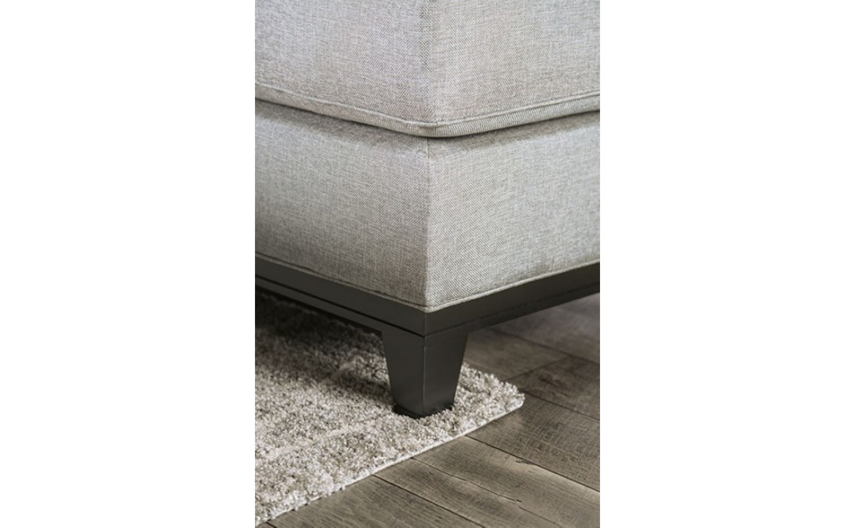 Bloutop Sectional Gray Furniture of America