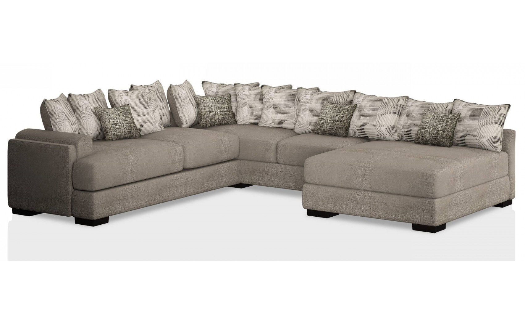 Mountain Sectional Grey Furniture of America