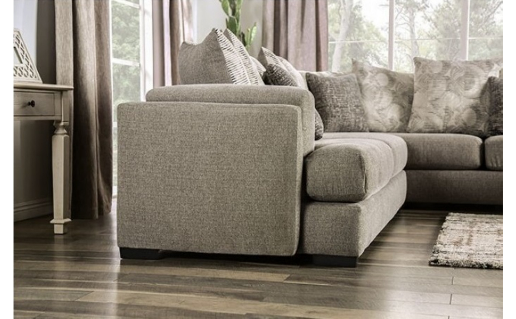 Mountain Sectional Grey Furniture of America