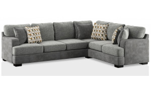 Saddlebrook Sectional Grey Furniture of America Saddlebrook Sectional Grey Furniture of America
