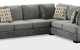 Saddlebrook Sectional Grey Furniture of America