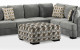 Saddlebrook Sectional Grey Furniture of America