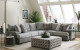 Saddlebrook Sectional Grey Furniture of America