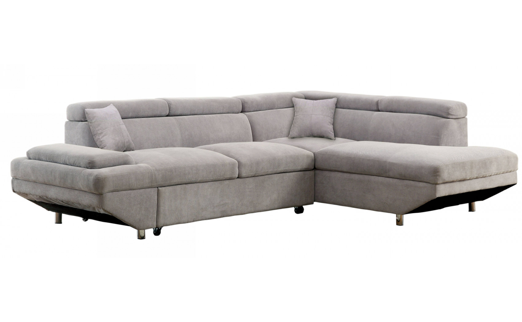 Ashely Sectional Gray Furniture of America