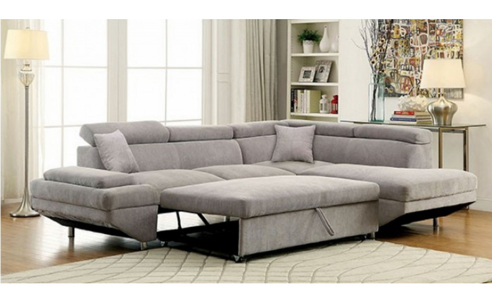 Ashely Sectional Gray Furniture of America