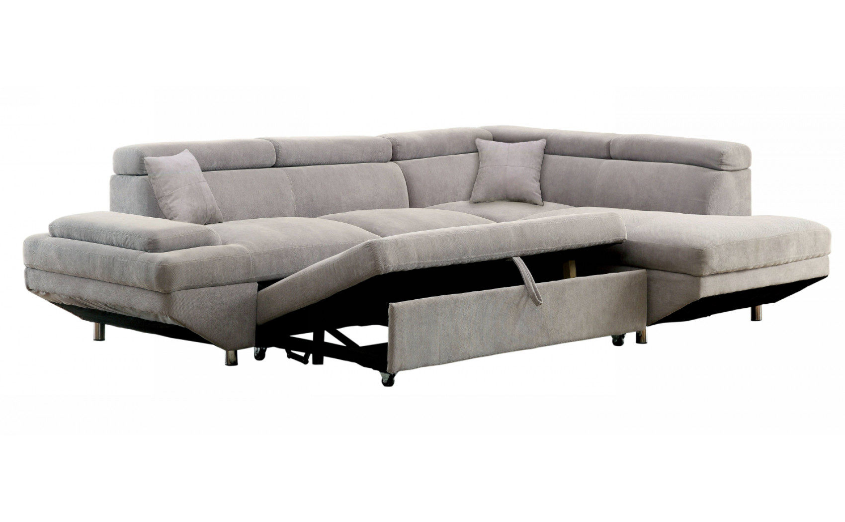 Ashely Sectional Gray Furniture of America