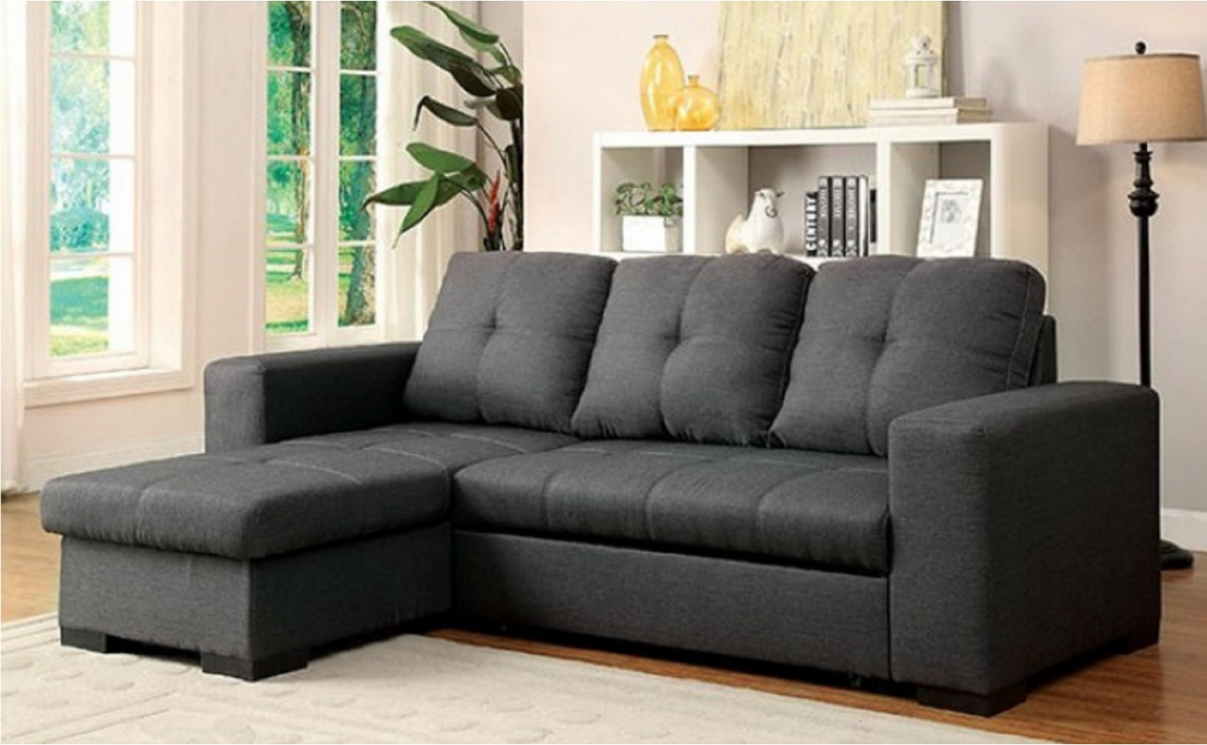 Dento Sleeper Storage Sectional Furniture of America