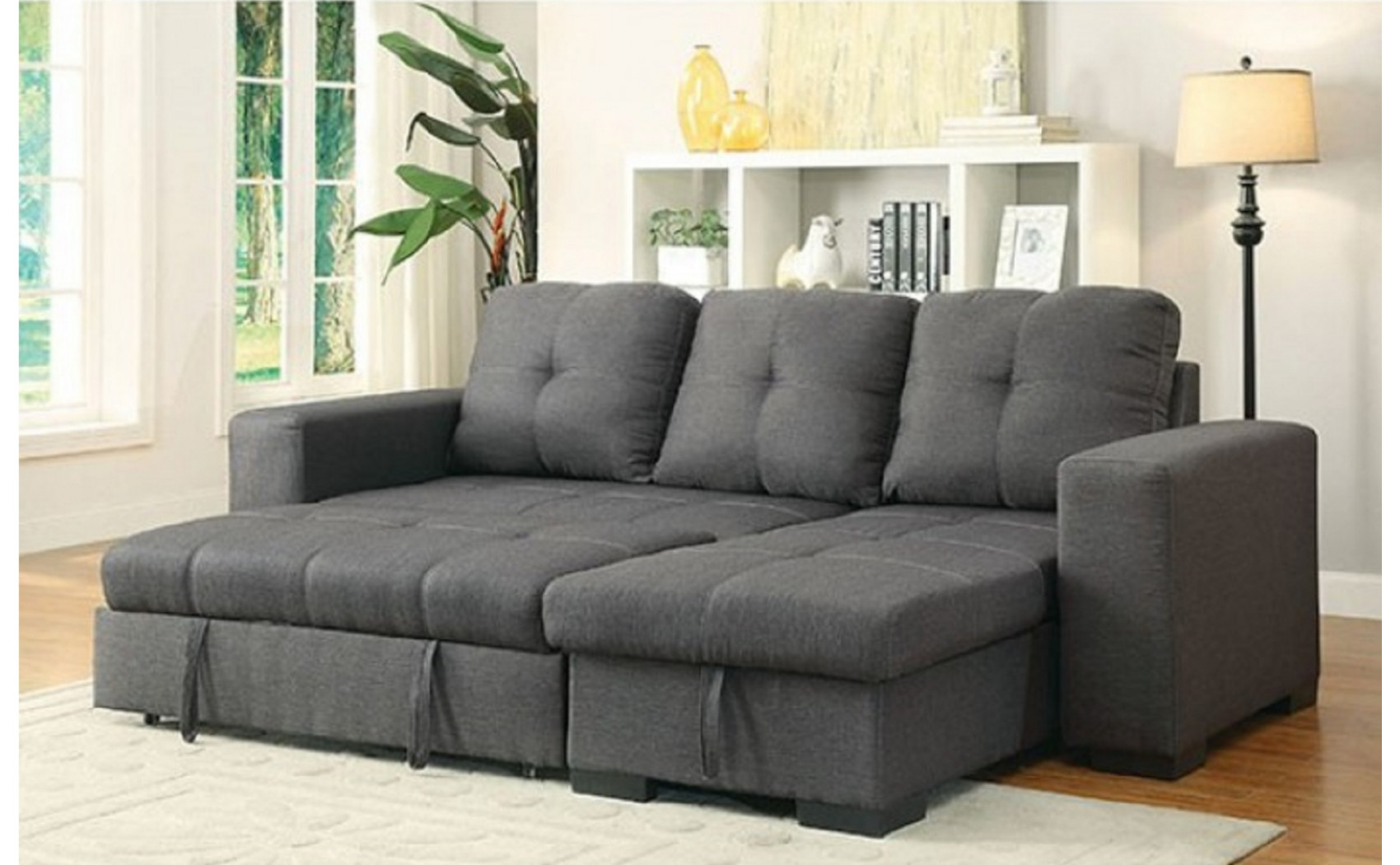 Dento Sleeper Storage Sectional Furniture of America