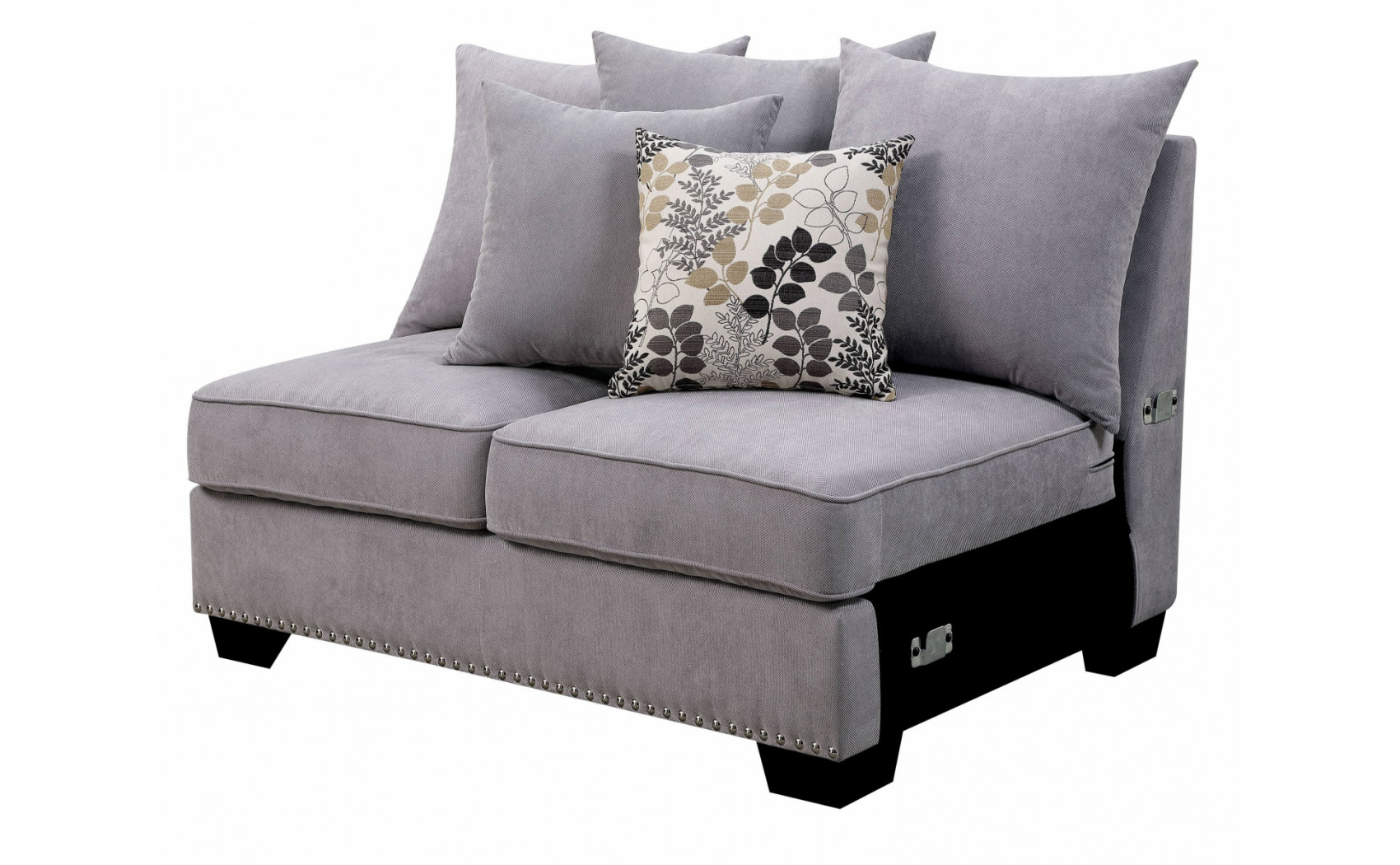 Pradeep Sectional Gray Furniture of America