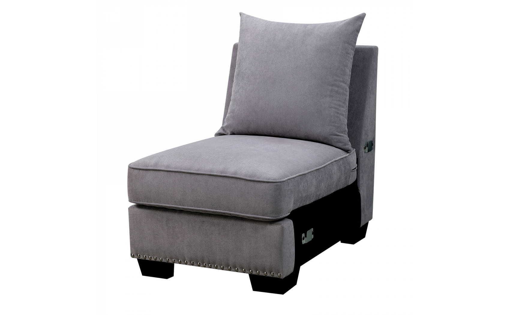Pradeep Sectional Gray Furniture of America