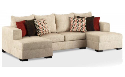 Sandrock Sectional Beige Furniture of America
