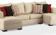 Sandrock Sectional Beige Furniture of America