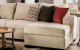 Sandrock Sectional Beige Furniture of America