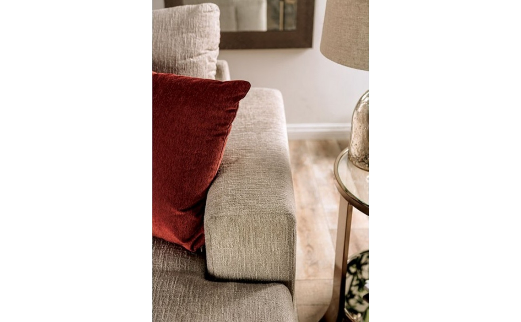Sandrock Sectional Beige Furniture of America