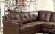 Noah Sectional Brown Furniture of America