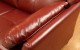 Noah Sectional Mahogany Red Furniture of America