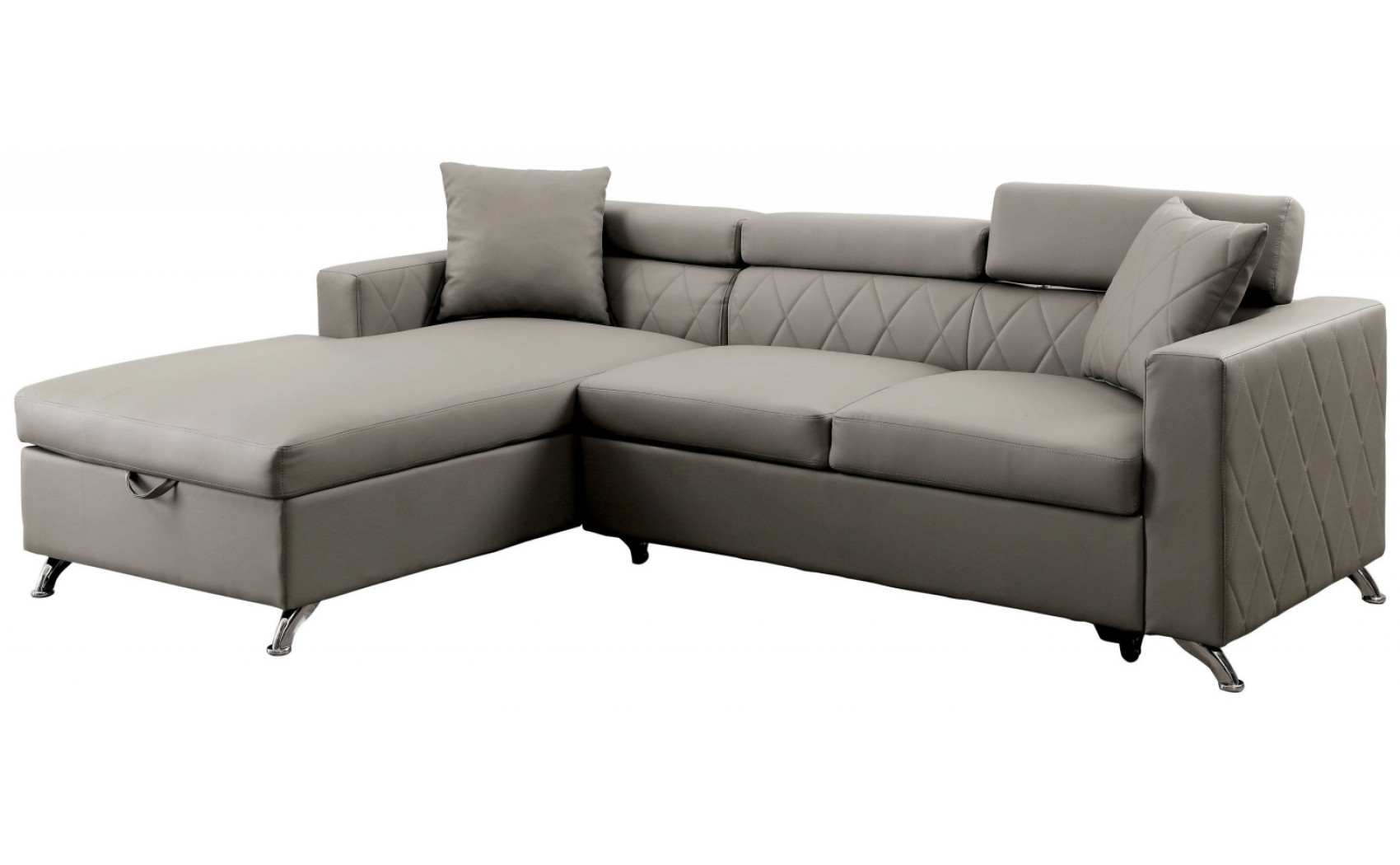 Dayn Sectional Gray Furniture of America