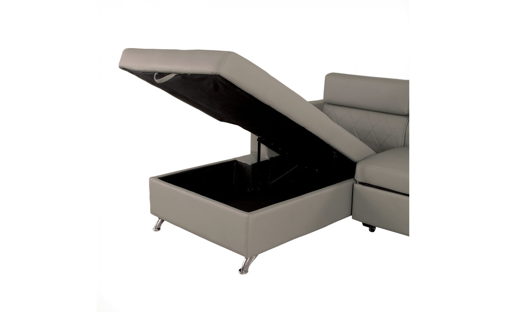 Dayn Sectional Gray Furniture of America