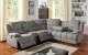 Magneti Sectional Gray Furniture of America