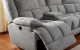 Magneti Sectional Gray Furniture of America