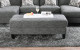 Lisa Sectional w Ottoman Gray Furniture of America