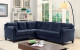 Nola Sectional Navy Furniture of America