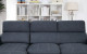 Patt Sectional Blue Gray Furniture of America