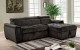 Patt Sectional Dark Gray Furniture of America