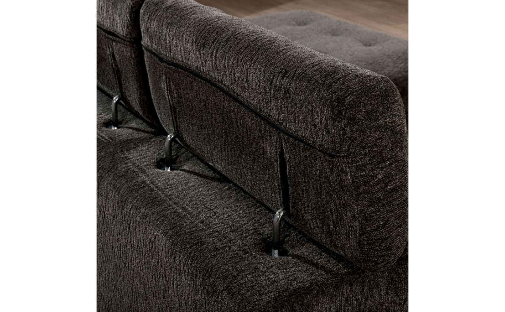 Patt Sectional Dark Gray Furniture of America
