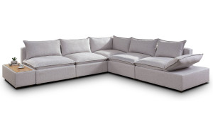 Sawmill Sectional Gray Furniture of America