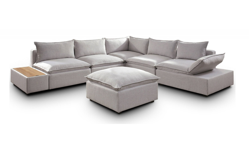 Sawmill Sectional Gray Furniture of America