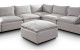 Sawmill Sectional Gray Furniture of America