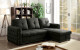 Dem Storage Sectional Dark Gray Furniture of America