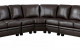 Emix Sectional Brown Furniture of America