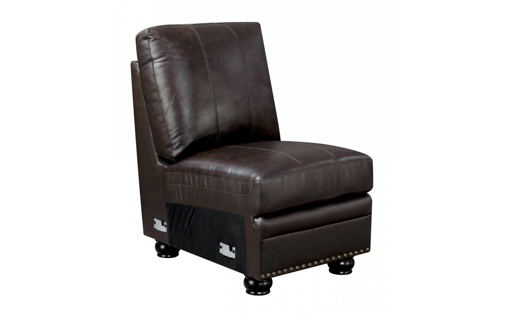 Emix Sectional Brown Furniture of America