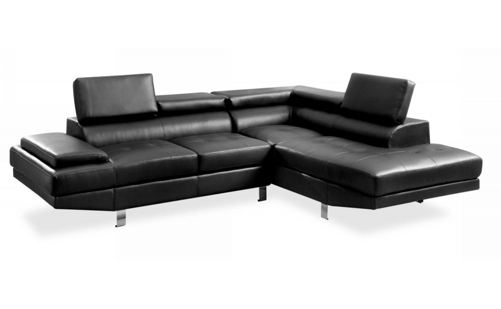 Aster Sectional Black Furniture of America