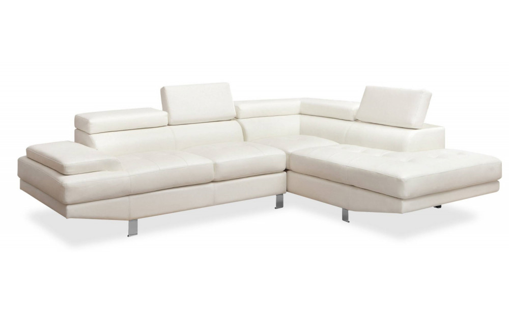 Aster Sectional White Furniture of America