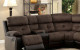 Roxan Reclining Sectional w Consoles Furniture of America