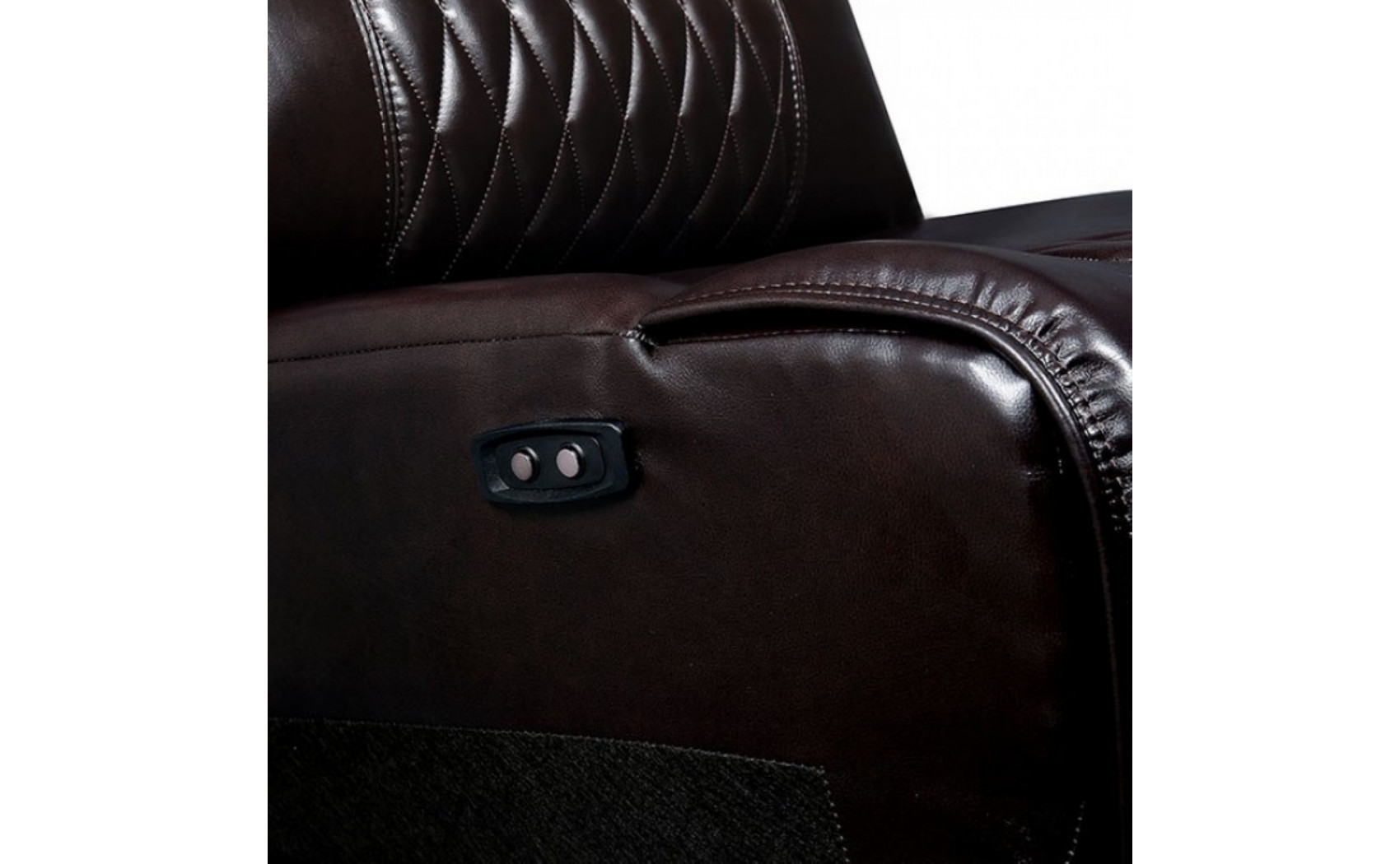Tombolo Reclining Sectional Brown Furniture of America