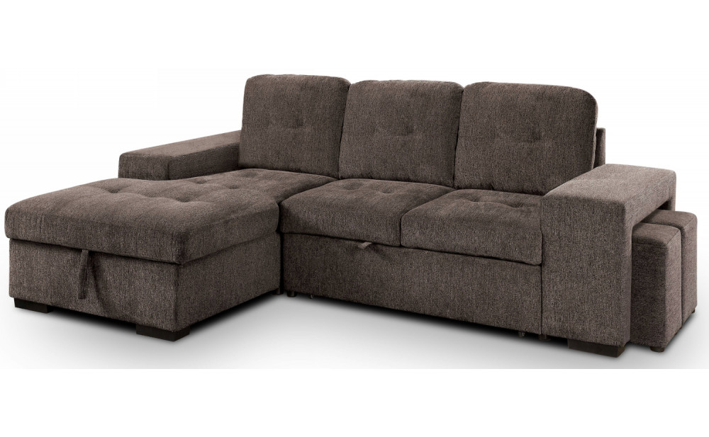 Owego Sectional Warm Gray Furniture of America