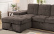 Owego Sectional Warm Gray Furniture of America